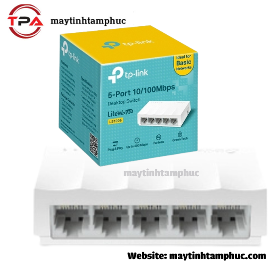 Bộ chia WiFI 5 cổng tp-link