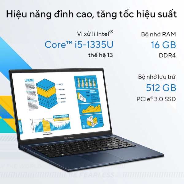 Laptop Asus X1404V i5 1335U/VGA Iris Xe - Ảnh 4