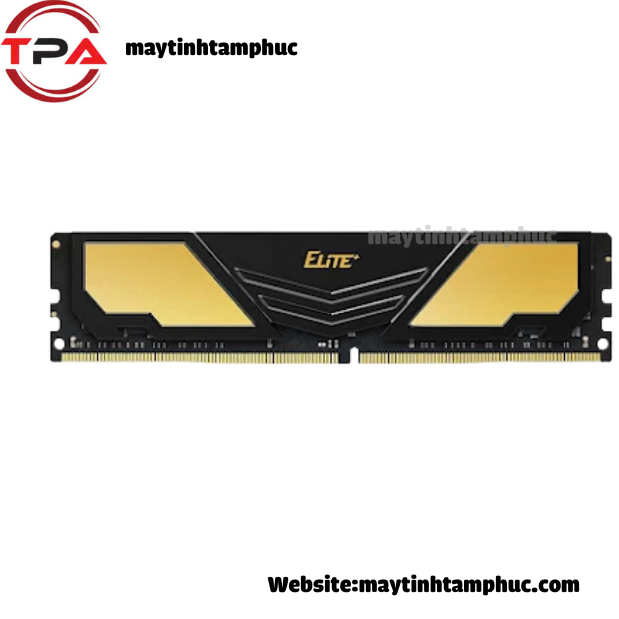 Bộ nhớ RAM DDR4 TEAMGROUP 8GB/3200 TUF GAMING ALLIANCE Tản nhiệt vàng đen