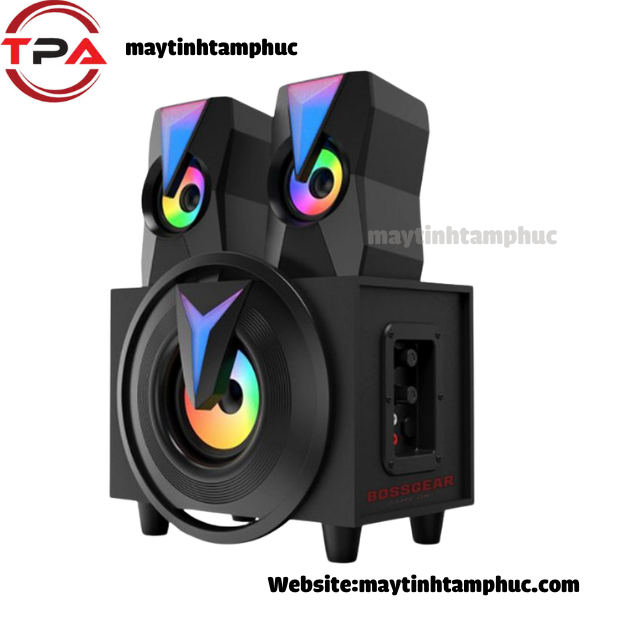 Loa Vi Tính 2.1 FT K10-9005BT Led RGB - Kết Nối PC, Mobile, USB, SD Card, Bluetooth