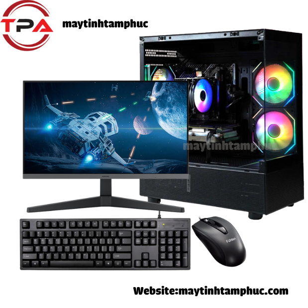 Bộ PC Core i5-12400F Ram 16GB SSD SSD MP33 512GB Màn Samsung 24inch